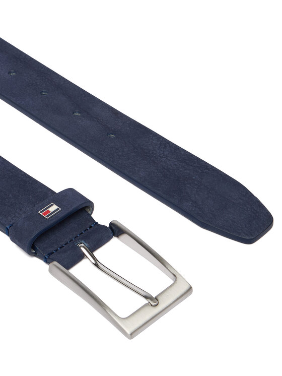 Tommy Hilfiger Ζώνη Tommy Hilfiger Layton 3.5 Nubuck AM0AM15047 Σκούρο μπλε