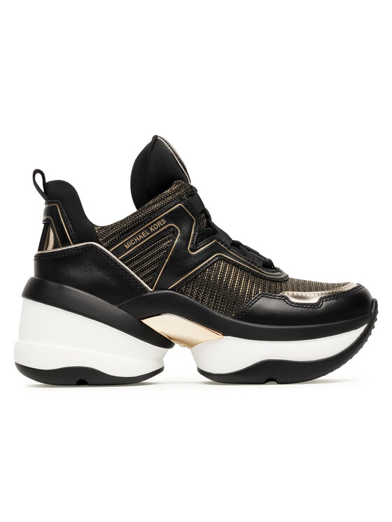 MICHAEL Michael Kors Sneakersy MICHAEL Michael Kors Olympia Trainer 43R1OLFS6D Czarny