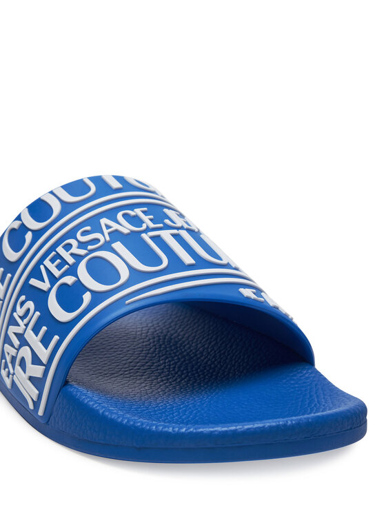 Versace Jeans Couture Шльопанці Versace Jeans Couture 78YA3SQ1 Голубий
