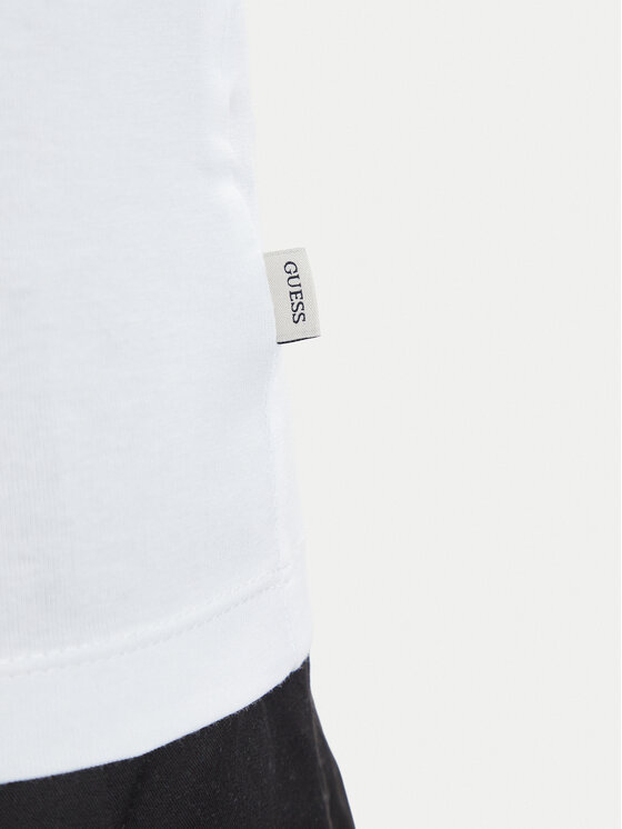 Guess Jeans Guess Jeans Топ W6YP20 K4202 Білий Slim Fit