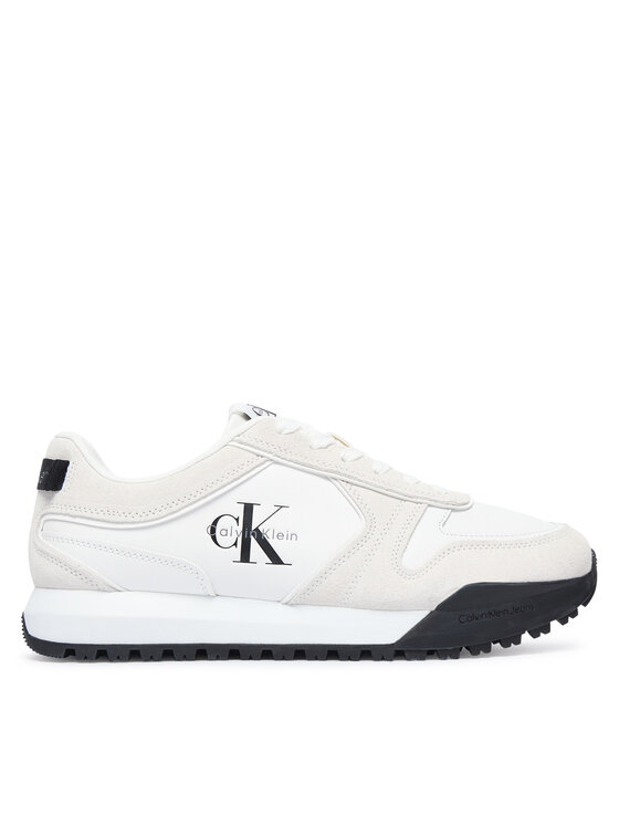 Calvin Klein Tenisice Calvin Klein Toothy Runner Irregular Lines YM0YM01461 Krem