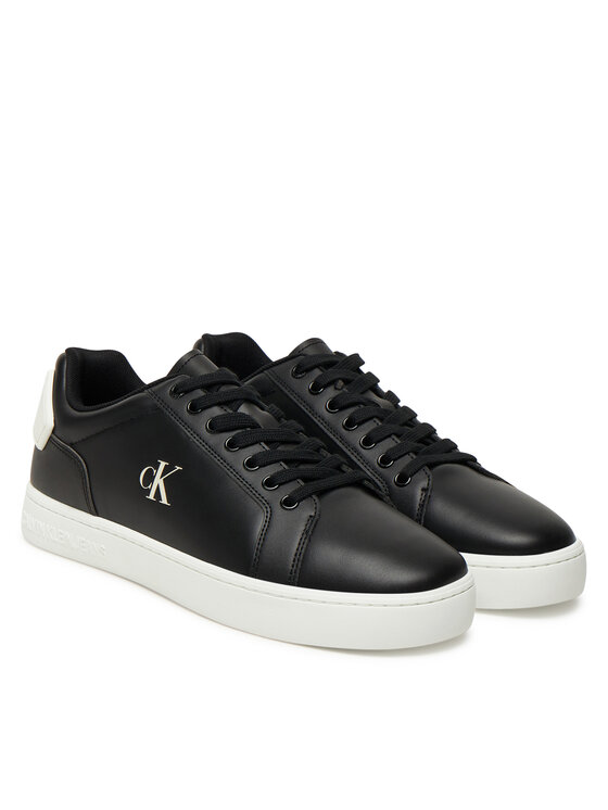 Calvin Klein Jeans Sneakersy Calvin Klein Jeans Classic Cupsole Ru Patch Lth YM0YM01297 Čierna