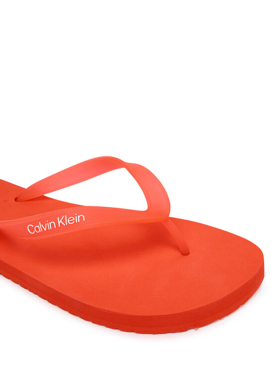 Calvin Klein Žabky Calvin Klein Logo Strap HM0HM02105 Oranžová