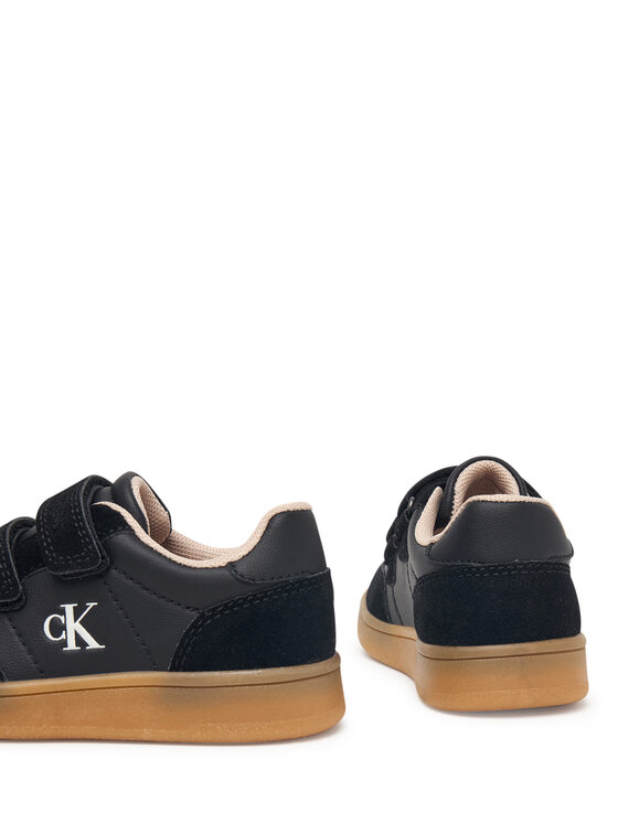 Calvin Klein Snīkeri Calvin Klein Low Cut Velcro Sneaker V1X9-83443-0318 M Melns