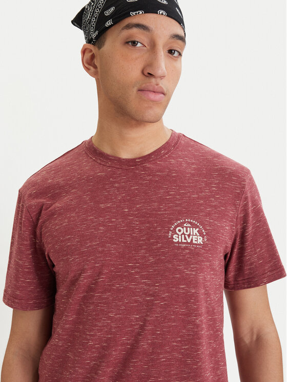Quiksilver Quiksilver Футболка EQYKT04416 Бордовий Regular Fit