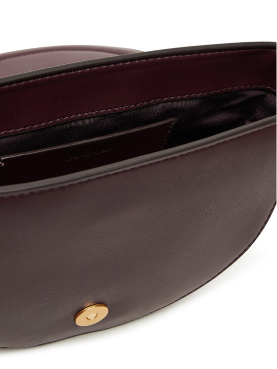 Calvin Klein Táska Calvin Klein Bold Ck Saddle Crossbody LV04F3221G Bordó