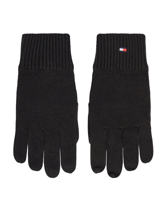 Tommy Hilfiger Conjunto de guantes y gorro Tommy Hilfiger AM0AM12938 Negro