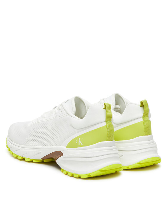 Calvin Klein Jeans Laisvalaikio batai Calvin Klein Jeans Hike Runner Tech Knit YM0YM01284 Balta