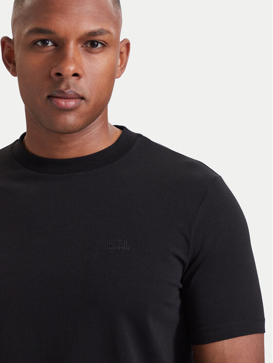KARL LAGERFELD KARL LAGERFELD Camiseta 755030 564235 Negro Regular Fit
