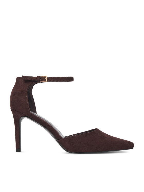 DeeZee Čevlji z visoko peto DeeZee CEO-TS6391-01 Rjava