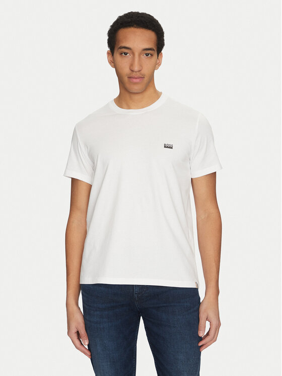 BOSS BOSS T-shirt 50531401 Bijela Regular Fit