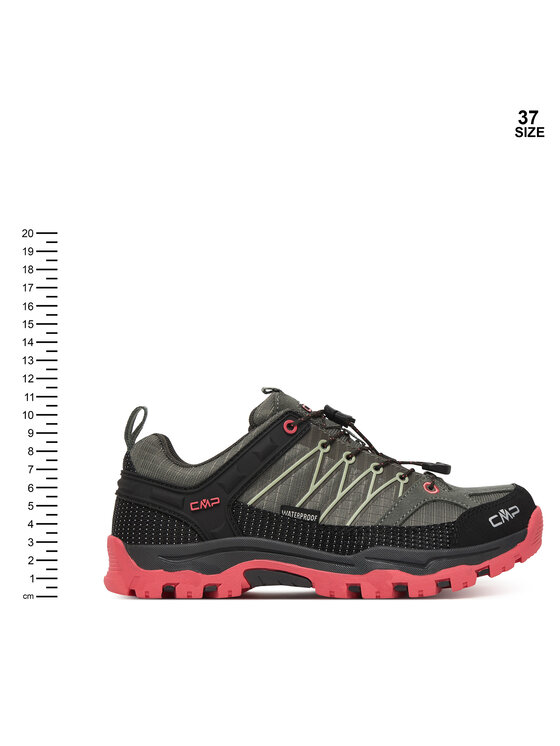 CMP Трекінгові черевики CMP Kids Rigel Low Trekking Wp 3Q54554 Сірий