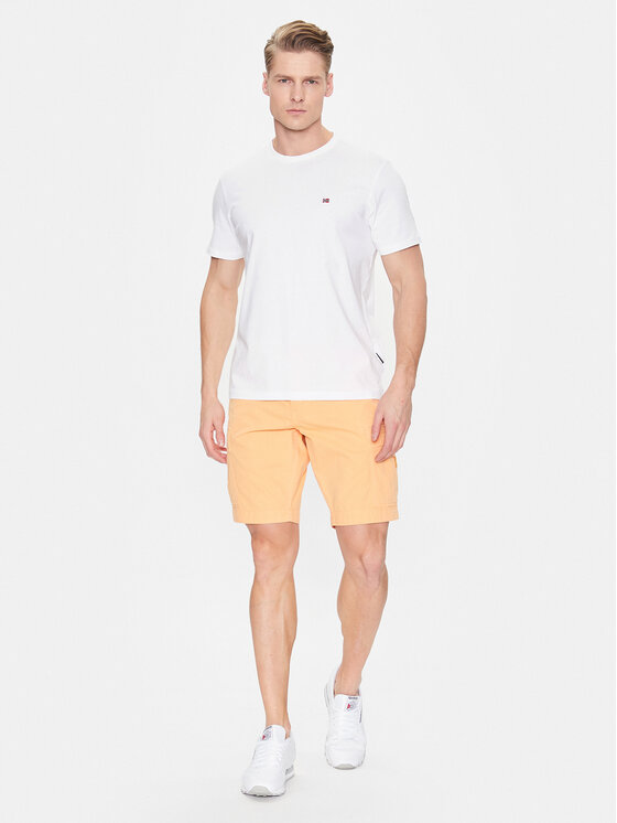 Napapijri Napapijri Póló Salis NP0A4H8D Fehér Regular Fit