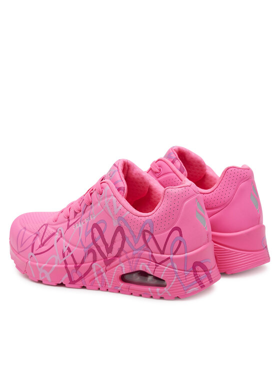 Skechers Sneakersy Skechers Uno - Spread the Love 155507/HTPK Ružová