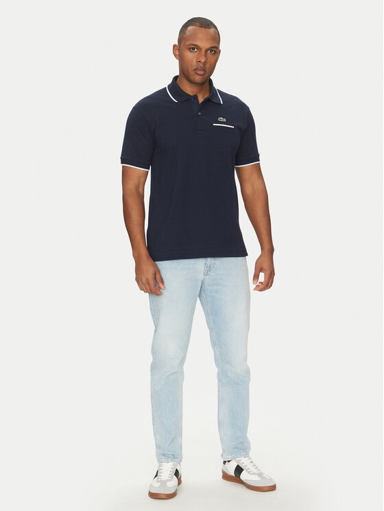 Lacoste Lacoste Поло PH9838 Cиній Classic Fit