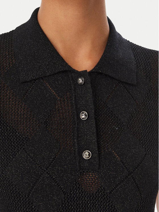 Guess Guess Polo W6YR17 Z0958 Negro Regular Fit