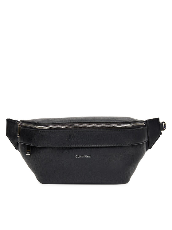 Calvin Klein Torbica oko struka﻿ Calvin Klein Raised Waistbag LV04D3161G Crna