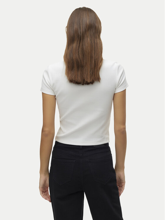 Vero Moda Vero Moda Camiseta Chloe 10306894 Blanco Tight Fit