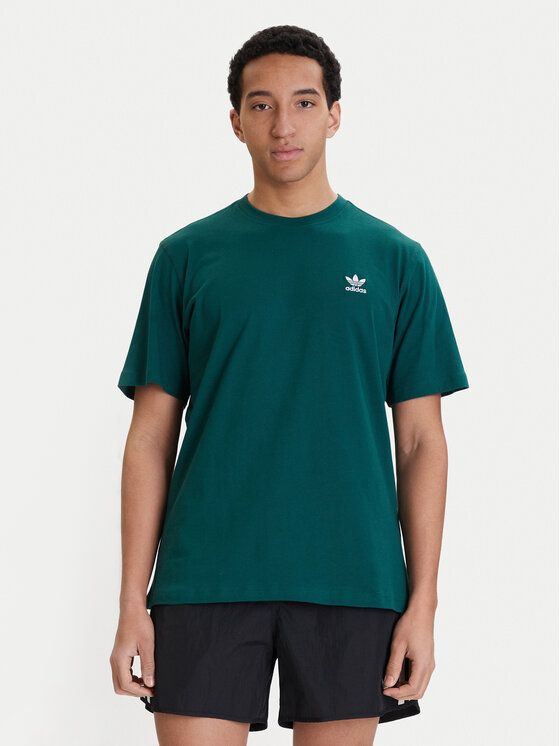 adidas adidas Футболка Trefoil Essentials KD1323 Зелений Regular Fit