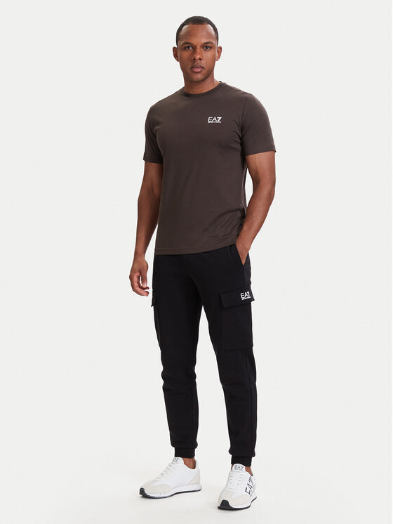 EA7 Emporio Armani EA7 Emporio Armani Camiseta 8NPT25 PJVPZ U6027 Marrón Regular Fit