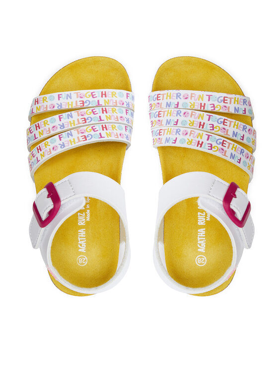 Agatha Ruiz de la Prada Босоніжки Agatha Ruiz de la Prada 242943-A S Білий