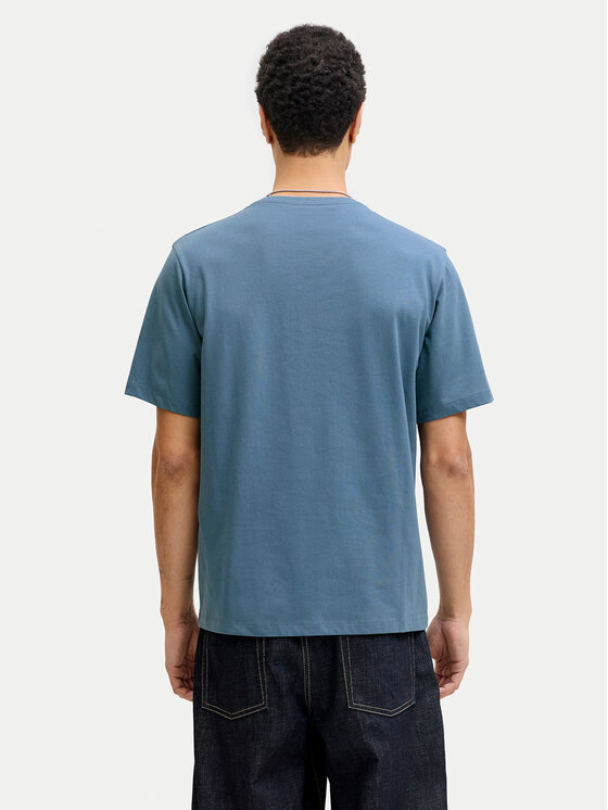 Jack & Jones Jack & Jones Majica Corp Graphic 12268415 Modra Regular Fit