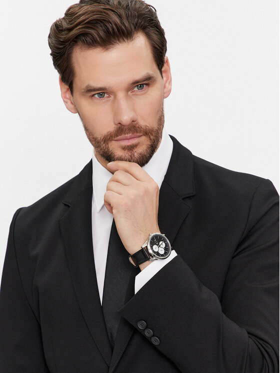 Armani Exchange Ročna ura Armani Exchange Dante AX1872 Črna