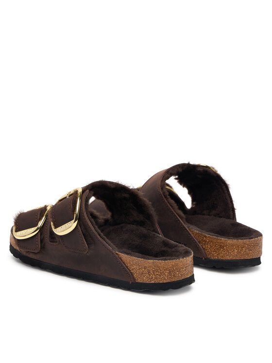 Birkenstock Klapki Birkenstock Arizona Big Buckle 1032982 Brązowy ciemny