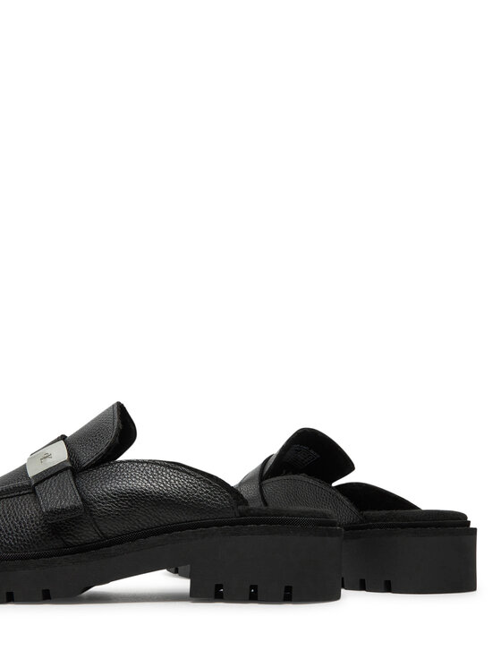 Calvin Klein Jeans Natikače Calvin Klein Jeans Flatform Slipon Mg Lth YW0YW01655 Crna