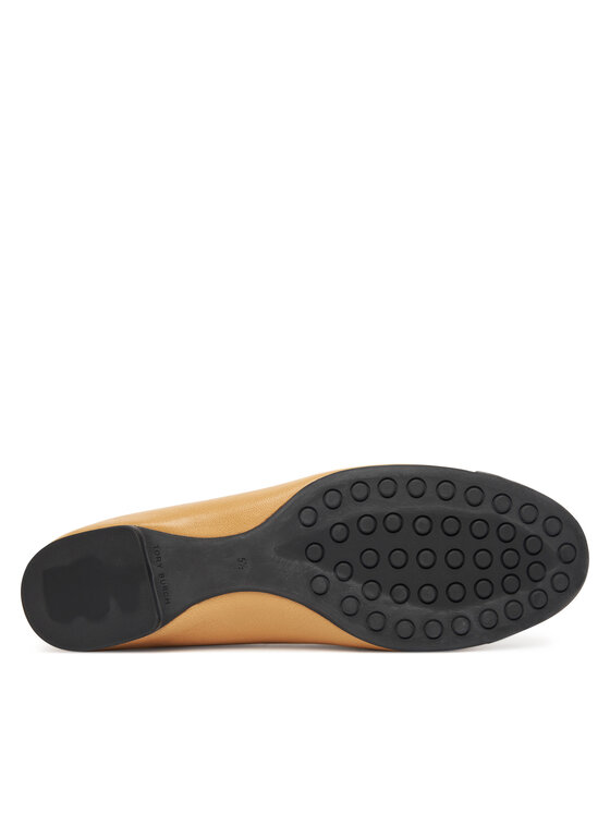Tory Burch Балетки Tory Burch Claire Cap-Toe Ballet 156309 Бежевий
