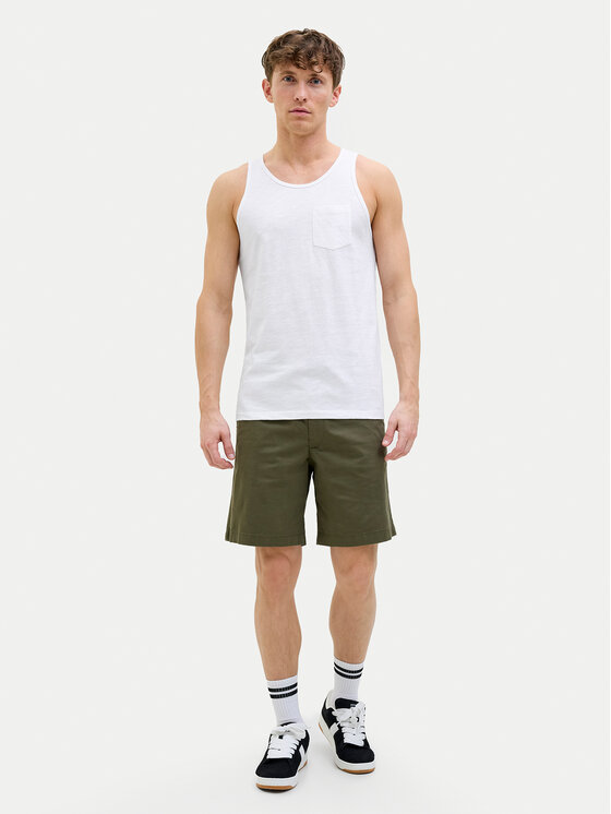 Jack & Jones Jack & Jones Майка Jake 12270577 Білий Regular Fit