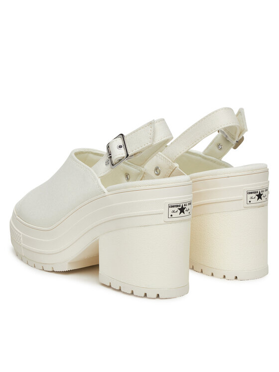 Converse Босоніжки Converse Chuck 70 De Luxe Heel Sandal Platform A13796C Écru