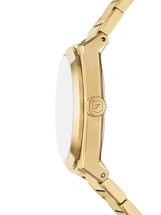 Fossil Pulkstenis Fossil FS6090 Zelta