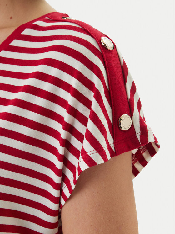 Morgan Morgan Camiseta 261-DIVA Rojo Regular Fit