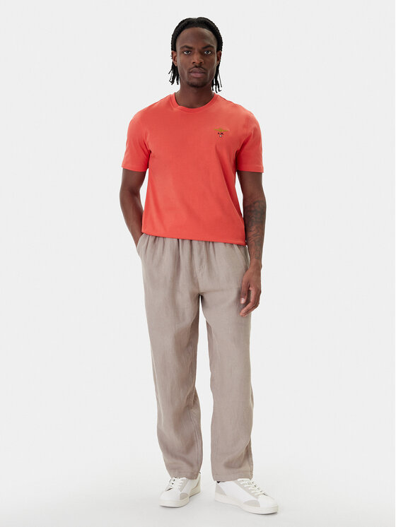Aeronautica Militare Aeronautica Militare Camiseta 261TS1580UJ00372 Naranja Regular Fit