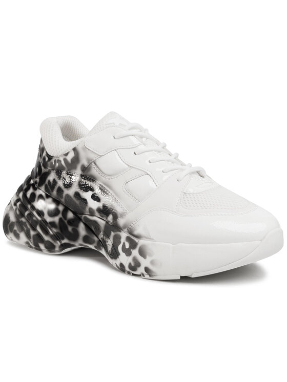 PINKO Sneakersy Pinko Rubino Animalier Sneaker PE 20 BLKS1 1H20QZ Y65Q Biały
