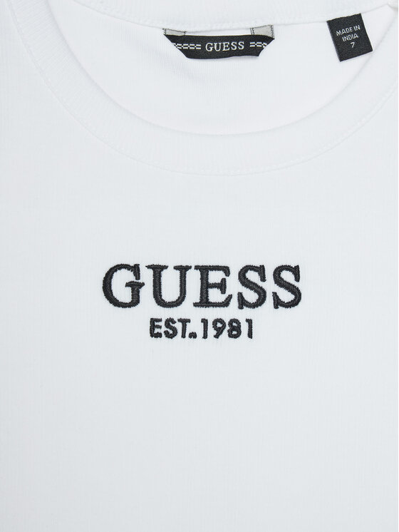 Guess Guess Топ J4YI16 KBZP4 Білий Regular Fit