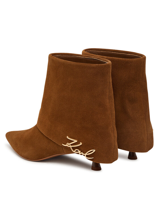KARL LAGERFELD Ботильйони KARL LAGERFELD KL30142 Коричневий