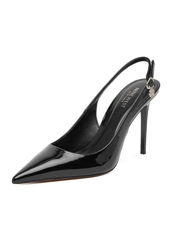 Nine West Pantofi cu toc subțire Nine West CEO-TS6379-03 Negru