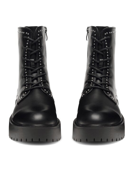 DeeZee Botines planos DeeZee BEULAH H18638-3A Negro