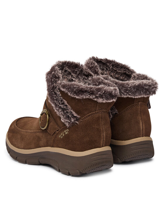 Skechers Ботильйони Skechers Easy Going - Gentle Winter 168185 Коричневий