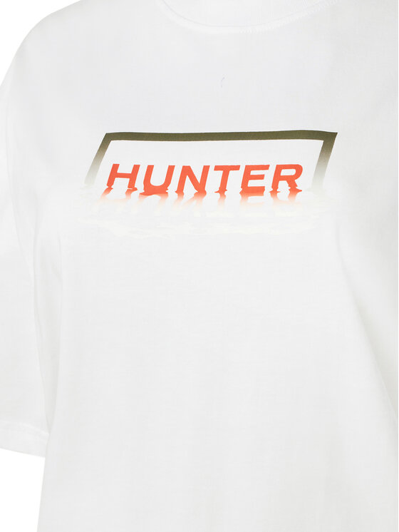 Hunter Hunter T-shirt Abele UNISEX HARU0007251 Bijela Regular Fit