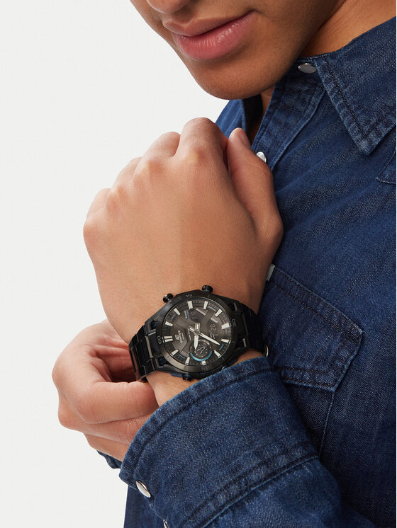 Casio Ρολόι Casio Edifice ECB-2300DC-1AEF Μαύρο