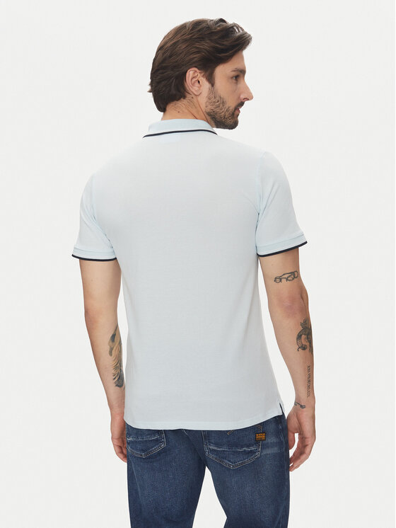 Lindbergh Lindbergh Polo marškinėliai 30-404010 Mėlyna Relaxed Fit