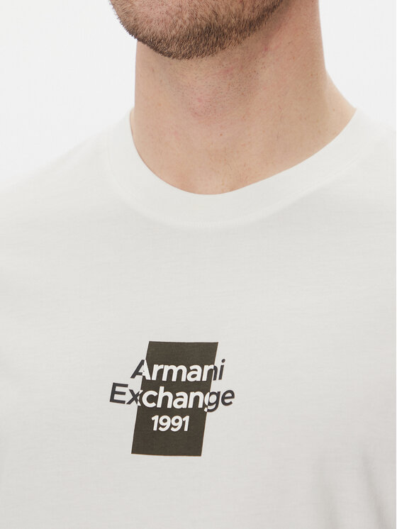 Armani Exchange Armani Exchange Футболка XM000767 AF12308 U0009 Білий Regular Fit