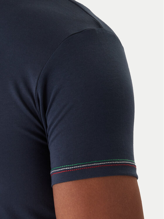 Aeronautica Militare Aeronautica Militare Conjunto de camisetas AM1UTI003B Azul marino Slim Fit