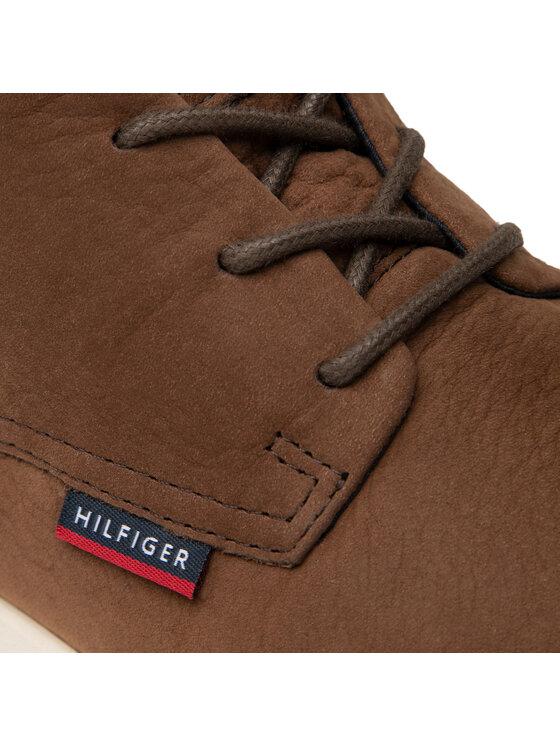 Tommy Hilfiger Polacchine Tommy Hilfiger Lightweight Nubuck Hybrid Boot FM0FM03773 Marrone