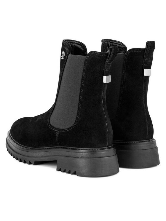 MEXX Kotníková obuv s elastickým prvkem MEXX MX/004C-WB Černá