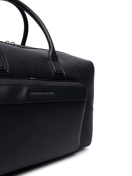 Tommy Hilfiger Geantă de weekend Tommy Hilfiger Th Central Duffle AM0AM14739 Negru