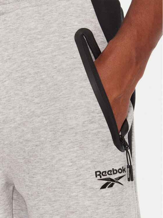 Reebok Reebok Spodnji del trenirke RK25145CCM Siva Regular Fit